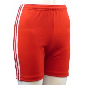 Carta Sport Womens/Ladies Stripe Shorts / Scarlet/White
